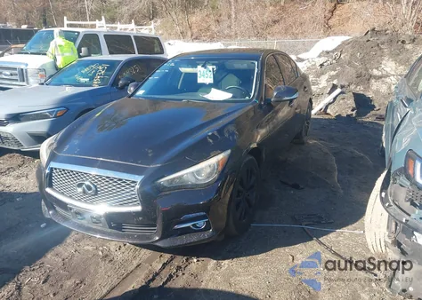 2014 Infiniti Q50 из США, поврежденный, VIN JN1BV7AR3EM699613